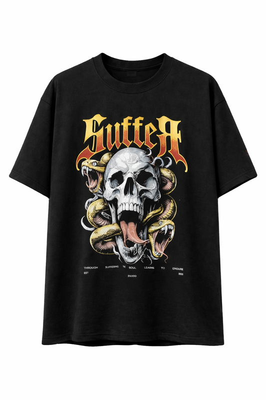 "Suffer" Graphic Oversized T-Shirt
