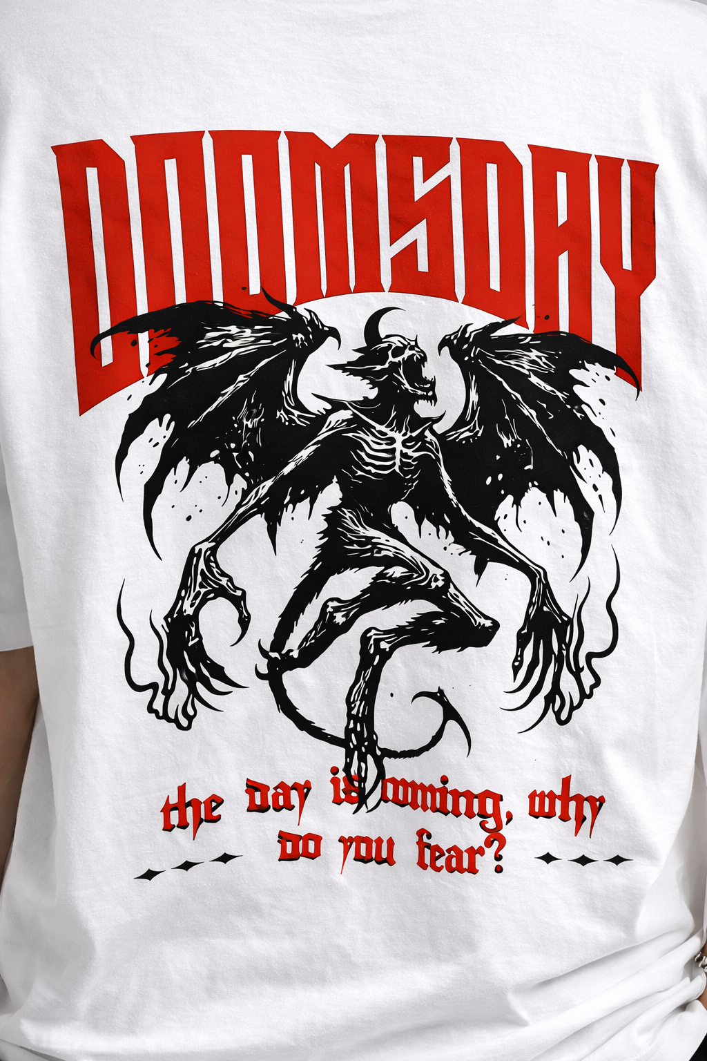 "Doomsday" Graphic Oversized  T-Shirt