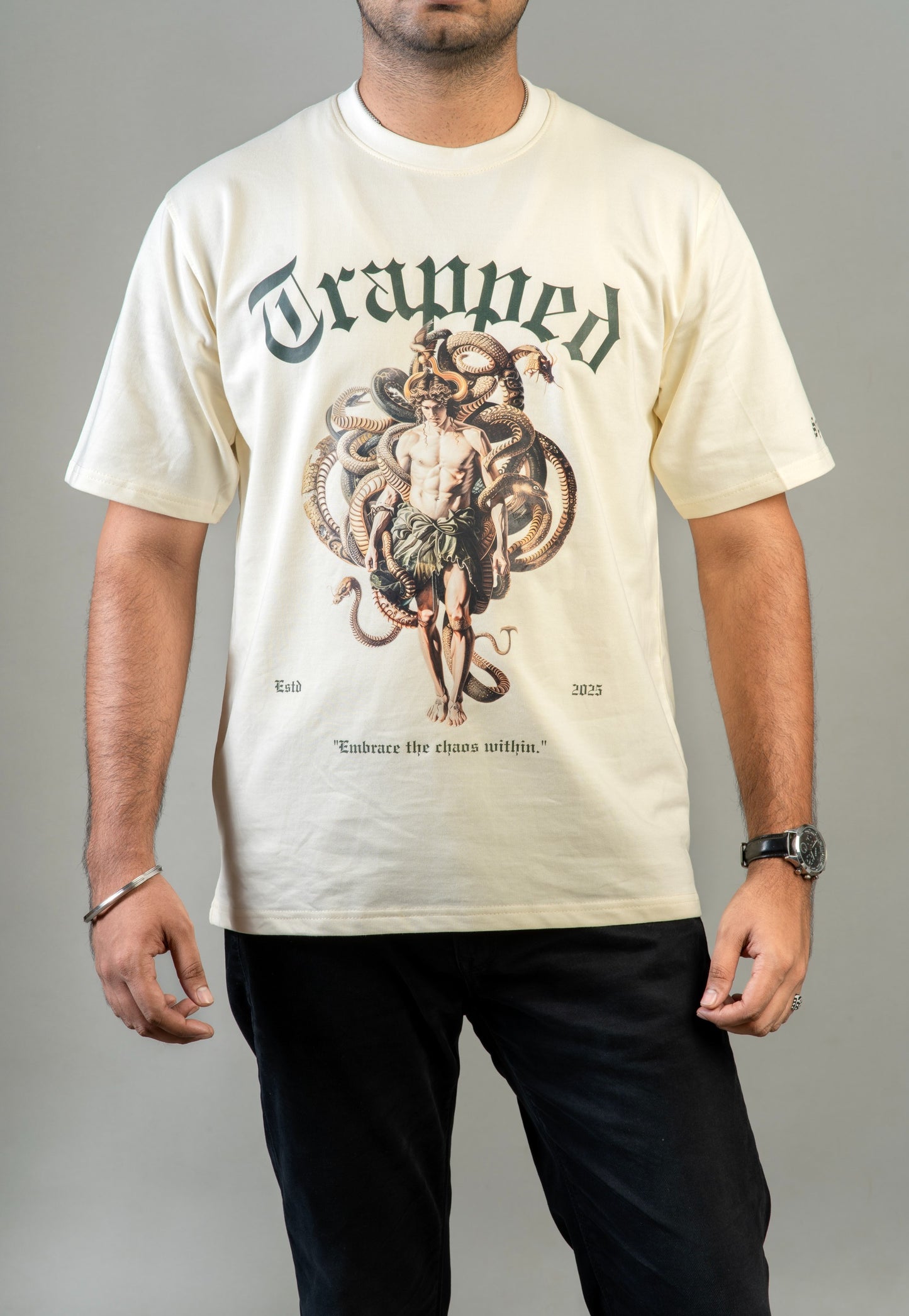 "Trapped" Graphic Oversized T-Shirt | Unisex Greek Mythology